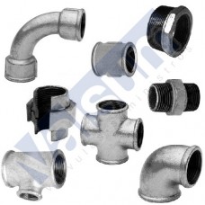 ACCESORIO ROSCADO,  HIERRO MALEABLE,  GALVANIZADO